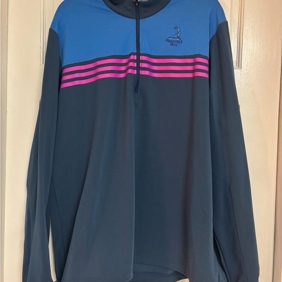Adidas ClimaCool Pinehurst 1895 Golf Quarter-Zip Pullover - XL - Picture 1 of 4